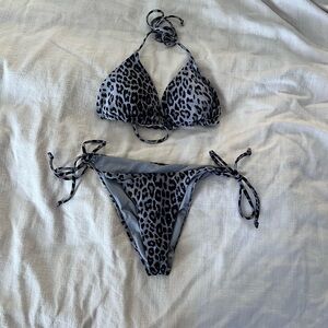 Leopard Print Bikini Set